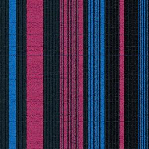 Latin Fever Blue / Pink / Interface / Boucle (lussenpool) / 50 cm x 50 cm / Blauw