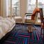 Latin Fever Blue / Pink / Interface / Boucle (lussenpool) / 50 cm x 50 cm / Blauw / 2