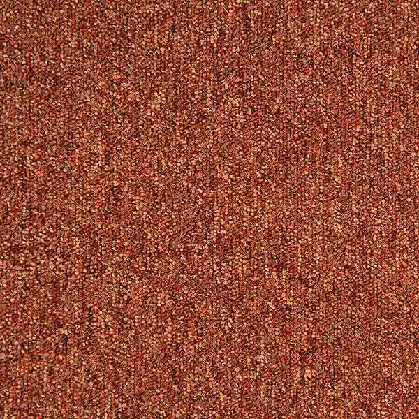 Heuga 726 Paprika / Interface / Boucle (lussenpool) / 50 cm x 50 cm / Oranje