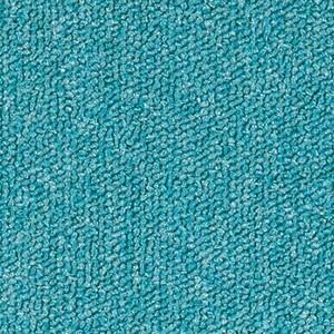 Heuga 580 Curacao / Interface / Boucle (lussenpool) / 50 cm x 50 cm / Blauw