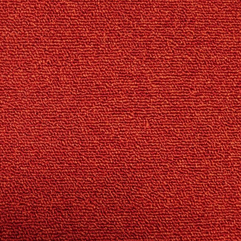 Heuga 580 Dark Orange / Interface / Boucle (lussenpool) / 50 cm x 50 cm / Oranje