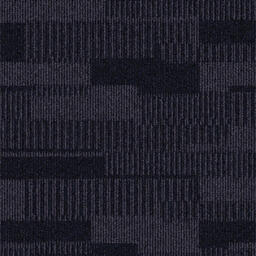 Duet Aubergine / Interface / Boucle (lussenpool) / 50 cm x 50 cm / Zwart