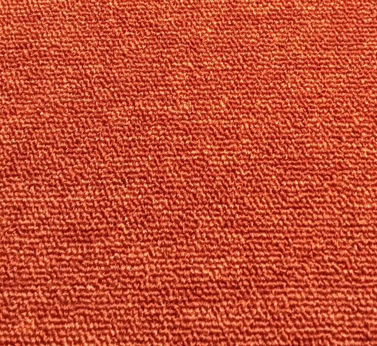 Heuga 580 Cudicini Orange / Interface / Boucle (lussenpool) / 50 cm x 50 cm / Oranje