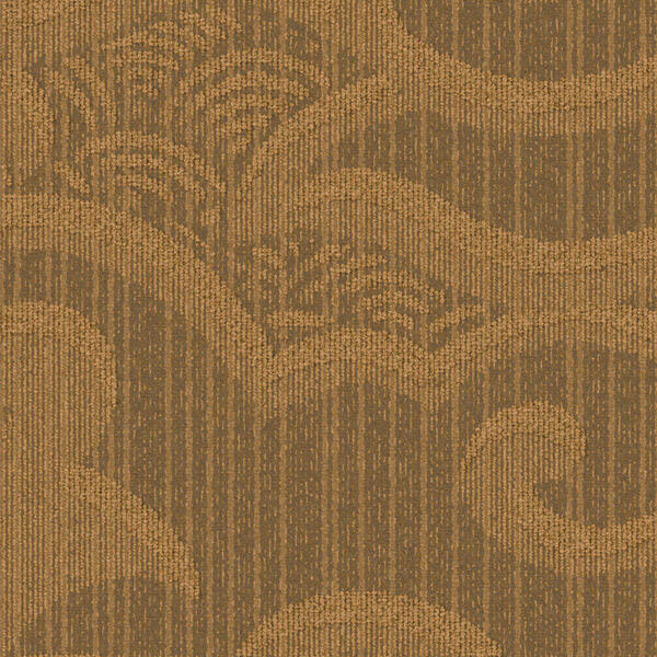 The Orient - Kabuki Gold / Interface / Boucle (lussenpool) / 50 cm x 50 cm / Oranje