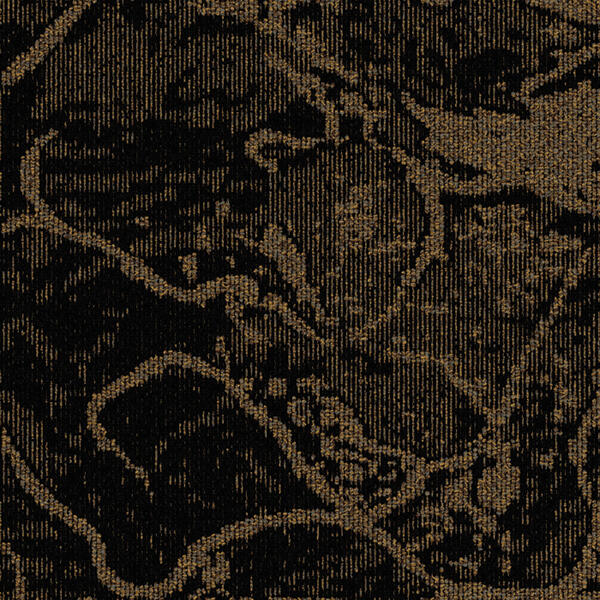 Etruria Felathri / Interface / Boucle (lussenpool) / 50 cm x 50 cm / Zwart