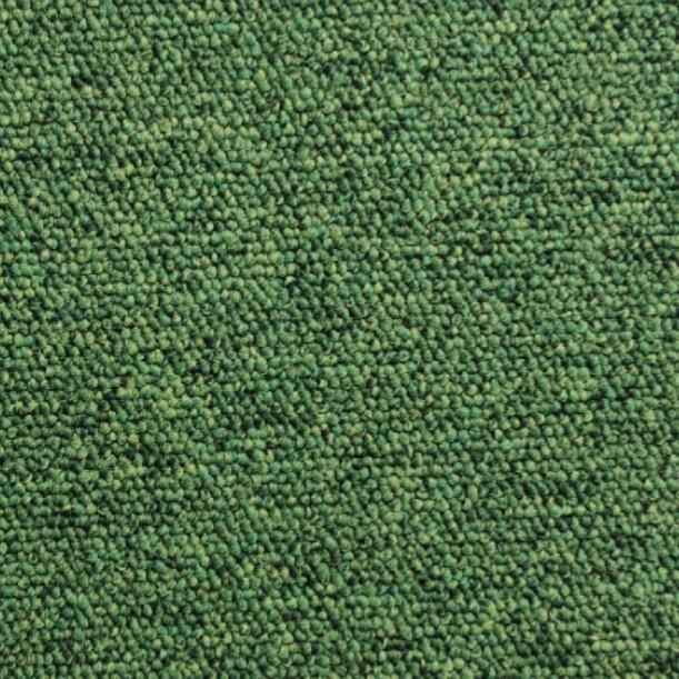 Heuga 727 Austrian Green / Interface / Boucle (lussenpool) / 50 cm x 50 cm / Groen
