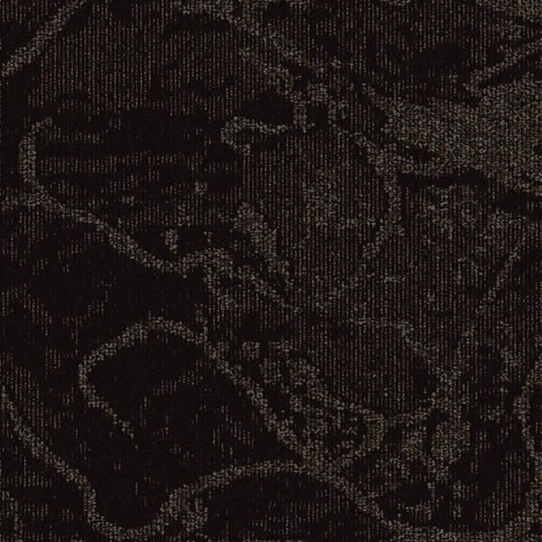 Etruria Fufluna / Interface / Boucle (lussenpool) / 50 cm x 50 cm / Zwart