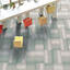 Connected Ethos Sone CE200 Survey/Uncover 3.000 / Interface / Boucle (lussenpool) / 50 cm x 50 cm / Groen, Beige / 3