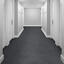 Superflor II Raven Second Choice / Interface / Naaldvilt / 50 cm x 50 cm / Zwart, Grijs / 2