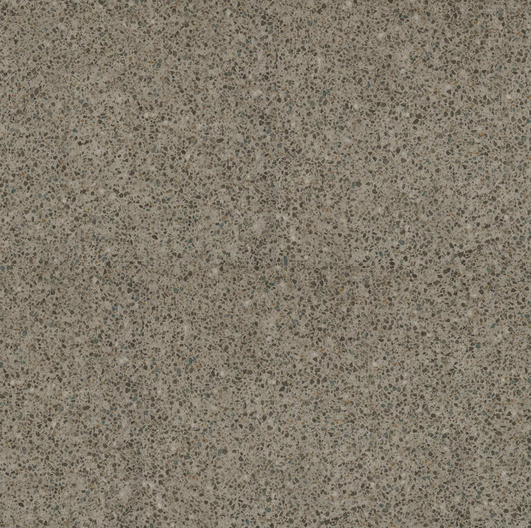 LVT In The Mix Terrazzo PVC Keystone / Interface / PVC/LVT / 50 cm x 50 cm / Grijs, Bruin