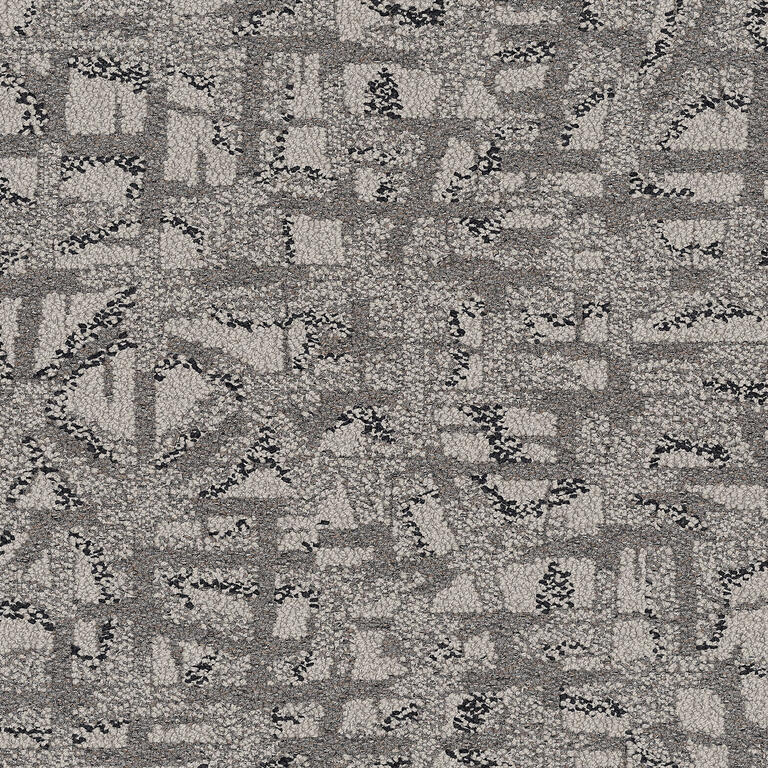 Etched & Threaded E610 Feldspar / Interface / Boucle (lussenpool) / 50 cm x 50 cm / Grijs