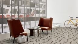 Accent Hours Shell / Interface / Boucle (lussenpool) / 25 cm x 100 cm / Bruin, Beige