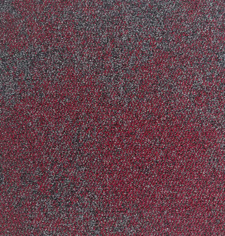 Composure Grey Red / Interface / Boucle (lussenpool) / 50 cm x 50 cm / Rood, Grijs