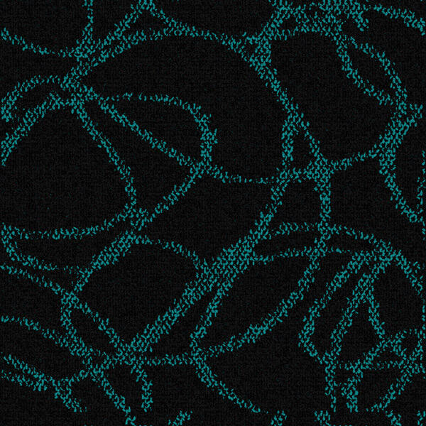 Scribble Carve / Interface / Boucle (lussenpool) / 50 cm x 50 cm / Zwart