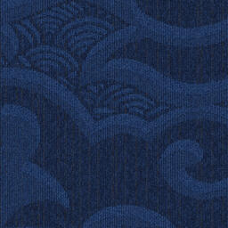The Orient - Kabuki Blue / Interface / Boucle (lussenpool) / 50 cm x 50 cm / Blauw