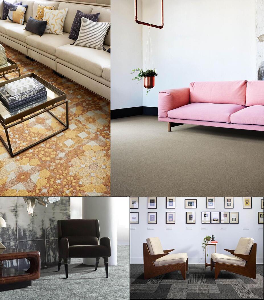 Woonruimte tapijttegels / Uw favoriete kleur vloer verkrijgbaar bij TapijttegelStunter.