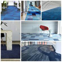 Diverse creatieve ontwerpen in blauw